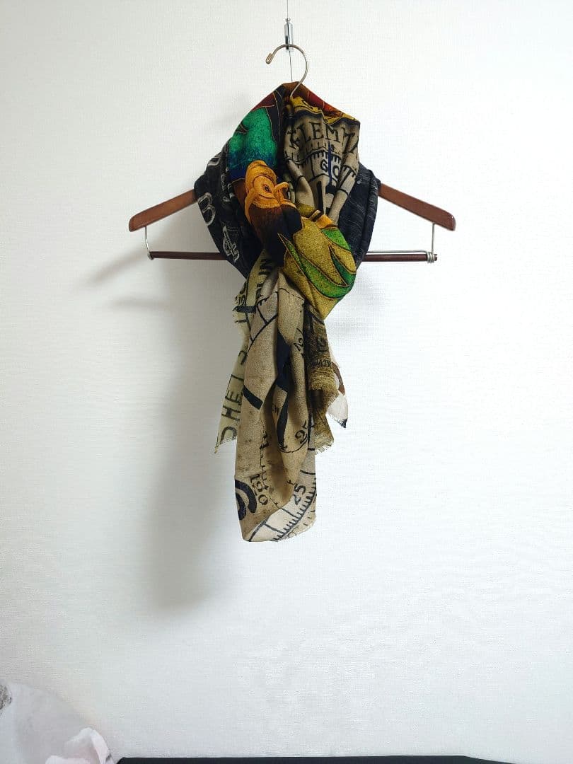 ファリエロ サルティ　Faliero Sarti　ストール　ショール　時計柄