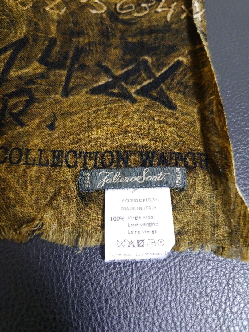 ファリエロ サルティ　Faliero Sarti　ストール　ショール　時計柄
