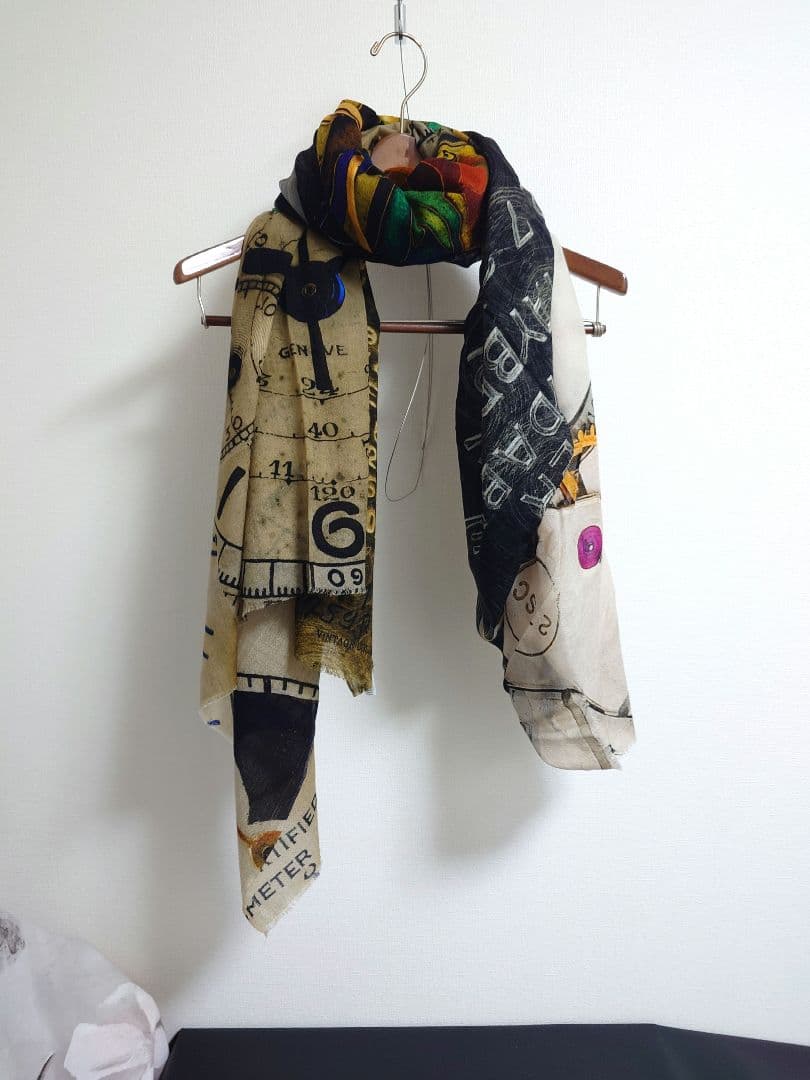 ファリエロ サルティ　Faliero Sarti　ストール　ショール　時計柄