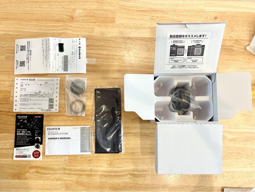 xf23mmf2.8 r wr ブラック Fujifilm 新品未使用