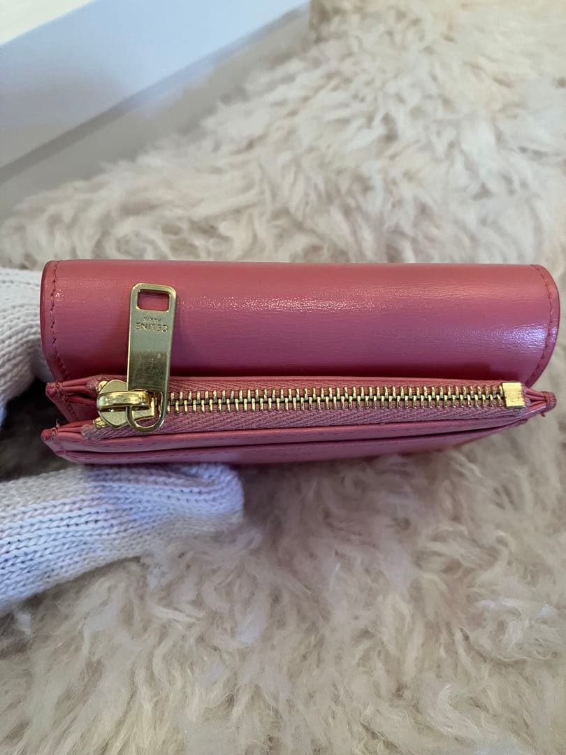 CELINE ピンク 三つ折り財布