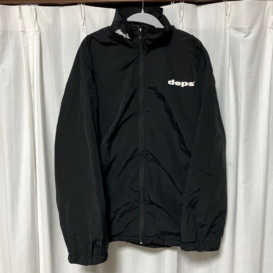【値下げ】deps ナイロントラックジャケット Lサイズ　防風　撥水
