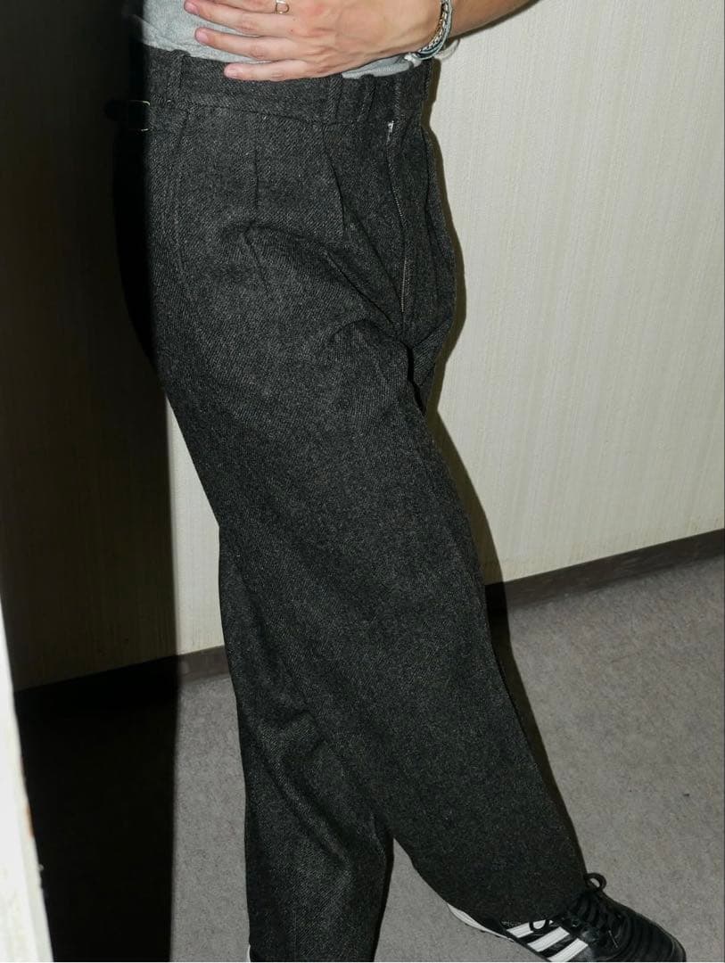 パンツ MAATEE&SONS 25aw JEFFERLY TWEED Darkmix2