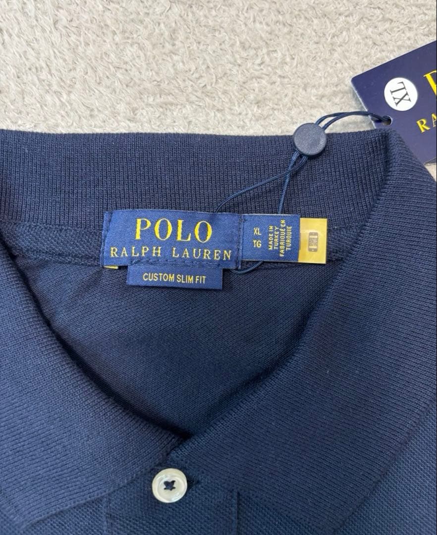 まめ 　　★未使用 ポロラルフローレン ビッグポニー刺繍 ポロシャツ 長袖
