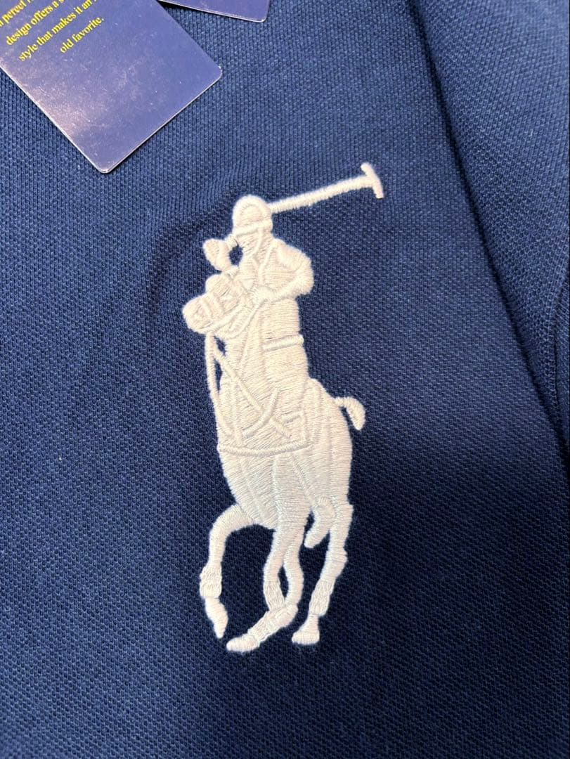 まめ 　　★未使用 ポロラルフローレン ビッグポニー刺繍 ポロシャツ 長袖