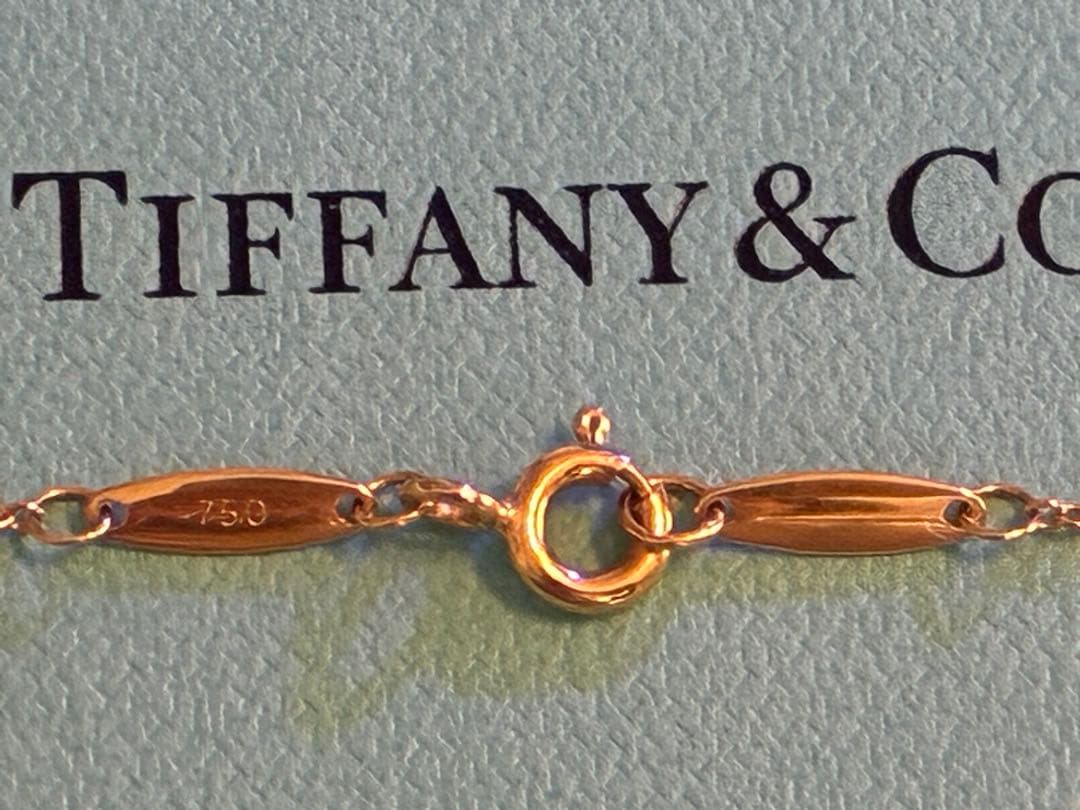 Tiffany&Co.ダイヤモンド ネックレスバイザヤード K18YG