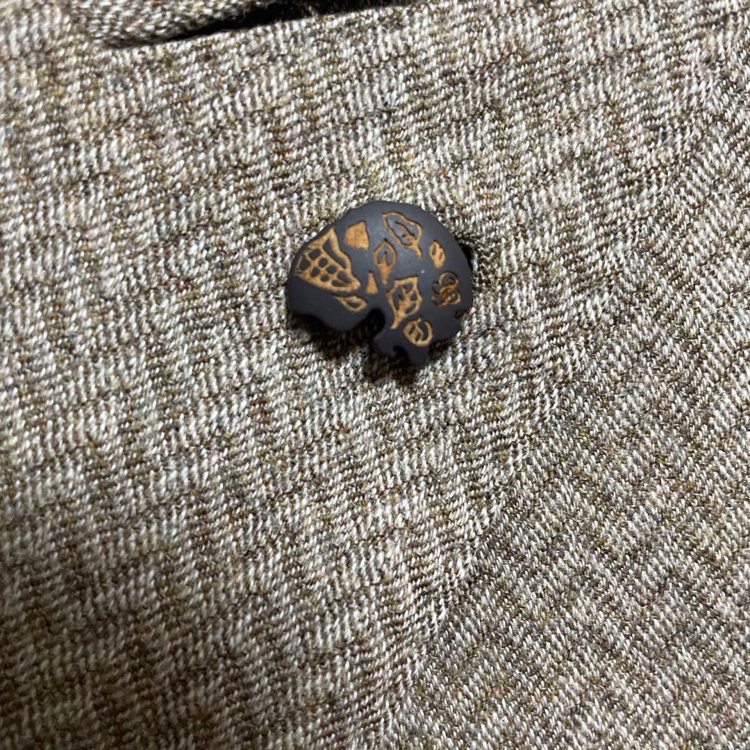 ガブリエレパジーニ　キャメル　ヘリンボーン　スーツ　　50サイズ