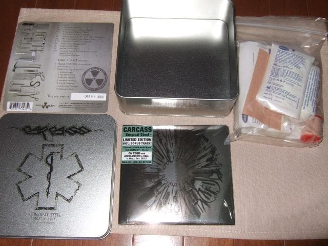 CARCASS,カーカス,限定1000セット,缶ボックス,デスメタル,メロデス