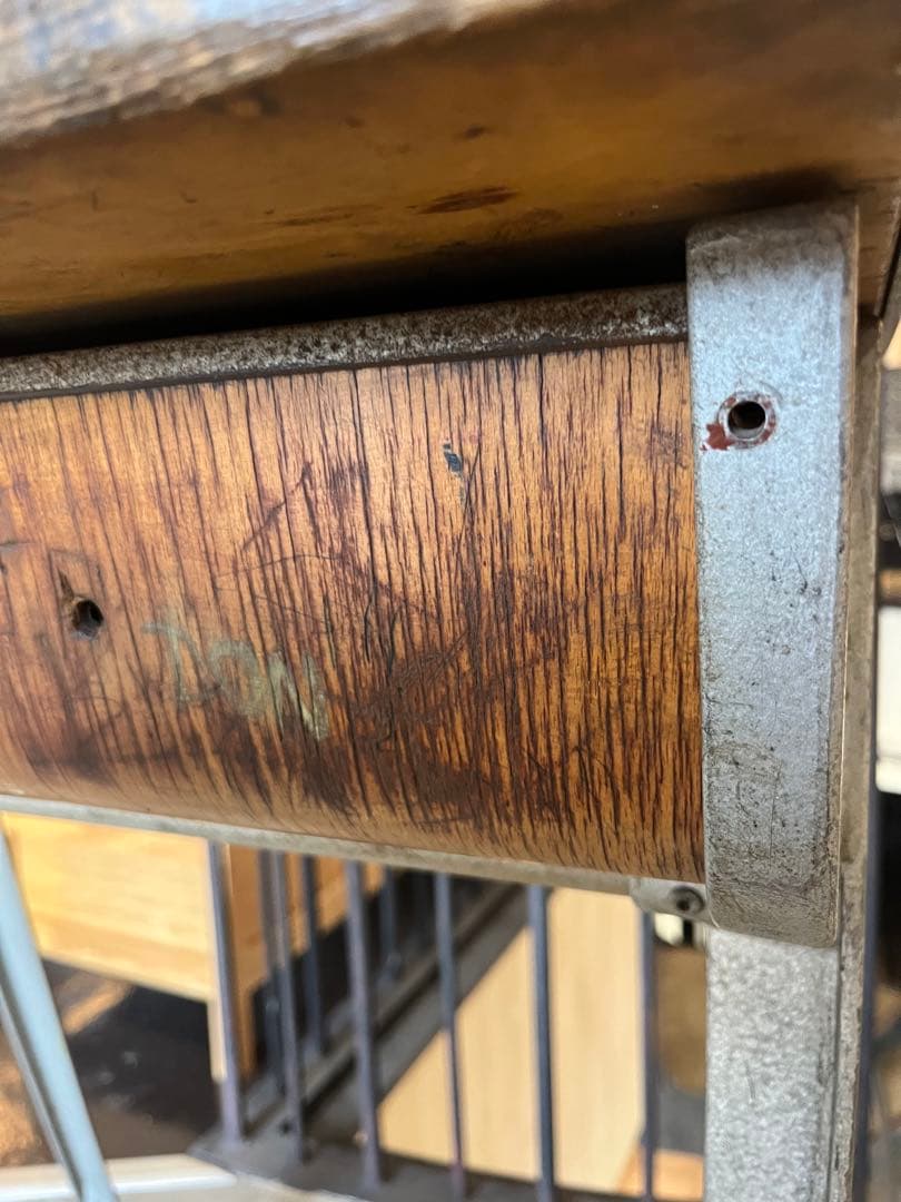 ESAVIAN イギリス　スクールデスク【推定50s-60s】