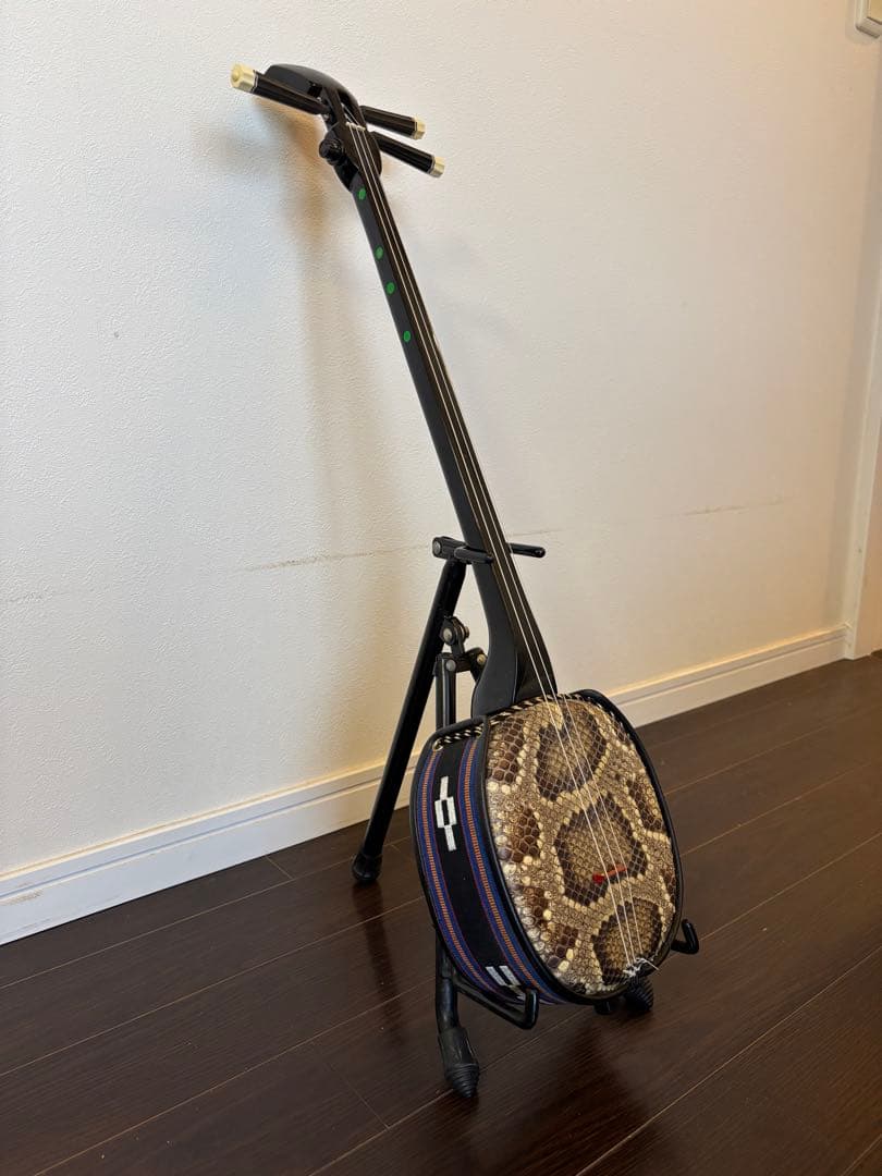 沖縄三線 本蛇皮（二重張り） セット