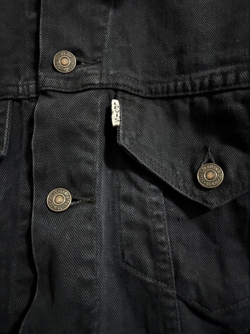 【90s日本製】リーバイス ブラックデニム 3rd 70505 刻印317