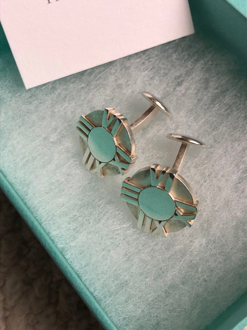 正規品 TIFFANY ティファニー アトラス シルバー　カフスリンク