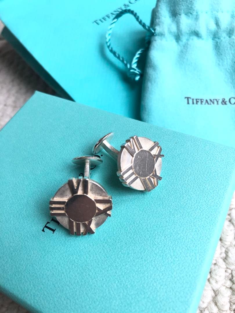 正規品 TIFFANY ティファニー アトラス シルバー　カフスリンク