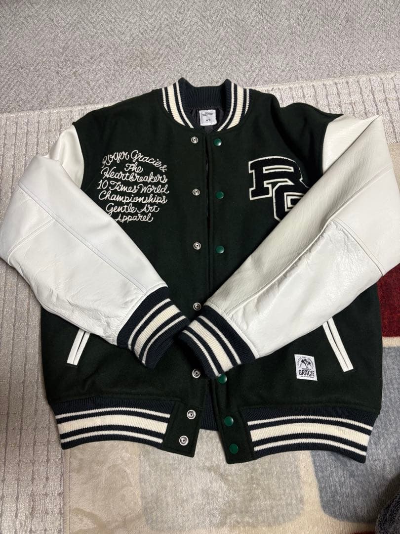 Roger Gracie スタジャン N-3 ダークグリーン