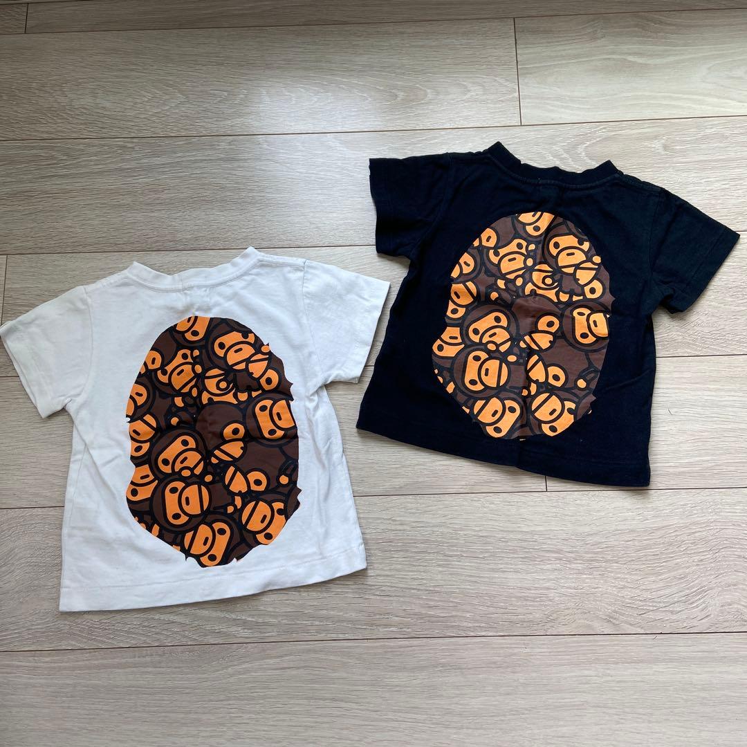 BAPE KIDS グラフィックTシャツ 2枚セット