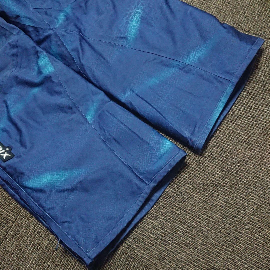 送料無料【Phenix】フルオープンネイビースキーパンツ M