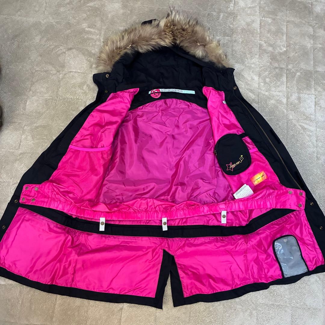 DESCENTE スキーウェア　Lサイズ　ピンク/ブラック