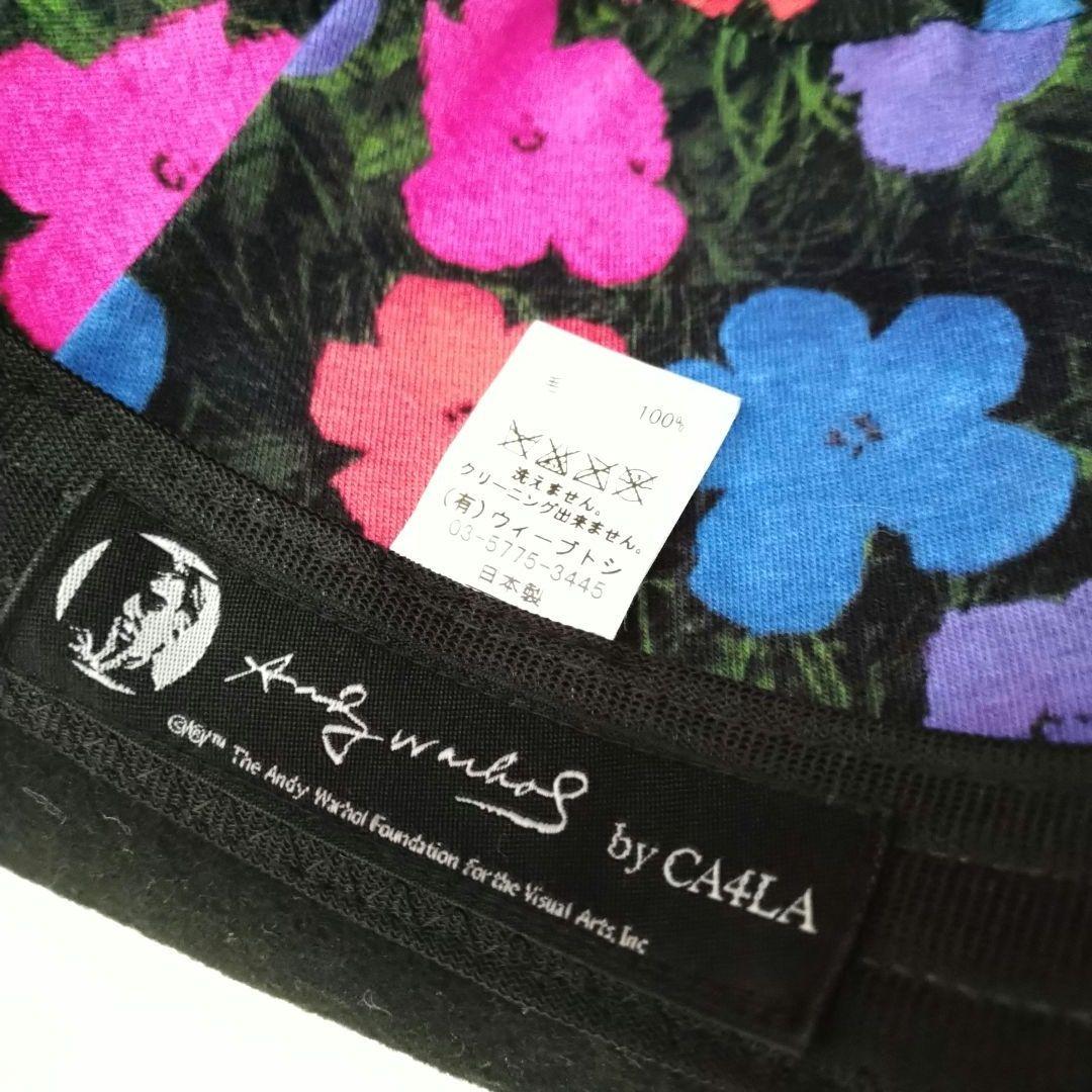 ca4la カシラ Andy Warhol コラボ 花柄 刺繍 ウールハット