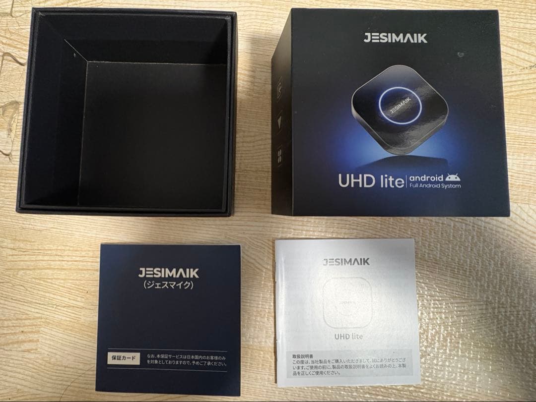 カーオーディオ JESIMAIK Carplay AIbox UHDlite 8GB 128GB