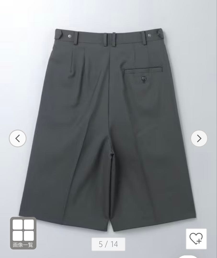 ＜6(ROKU)＞トロピカル クロス ハーフパンツ