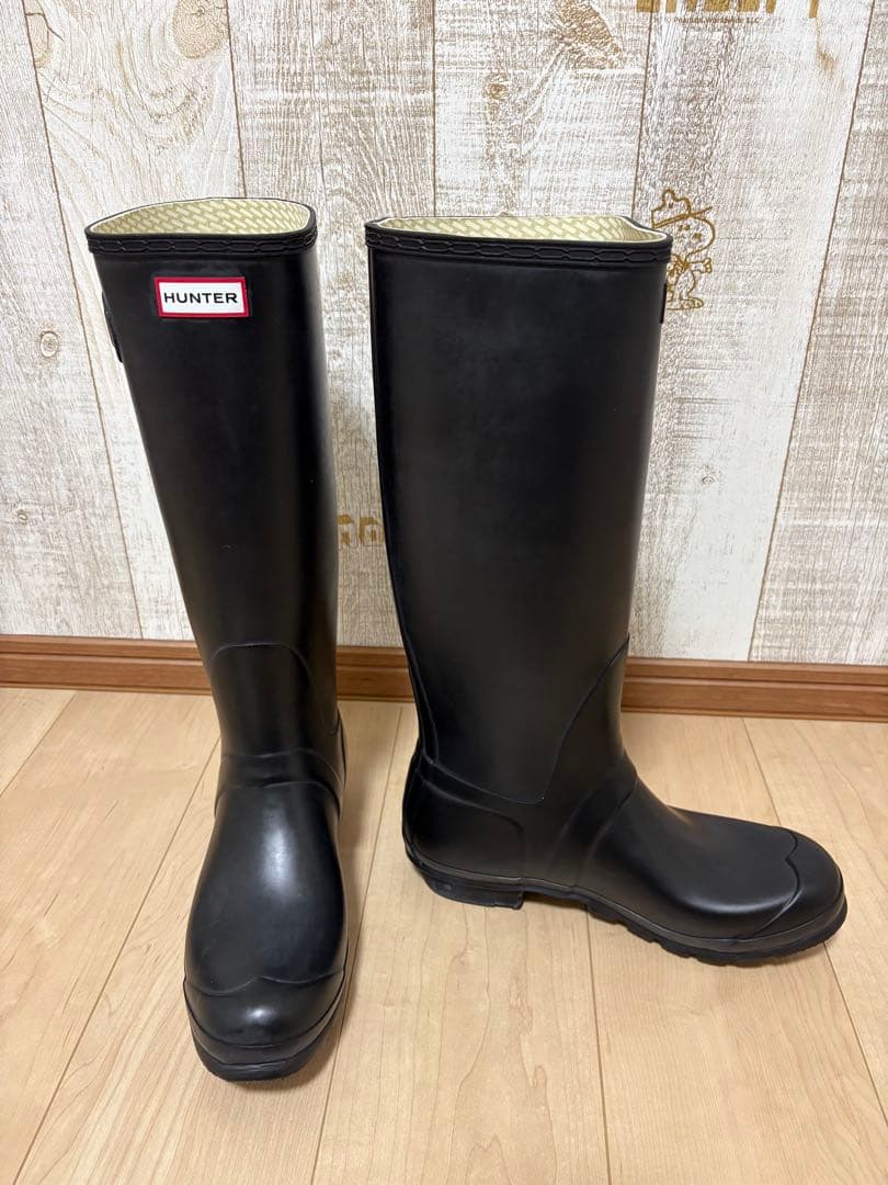 26.5~27㎝☆新品HUNTERレインブーツUK9 ハンターロングブーツ 長靴