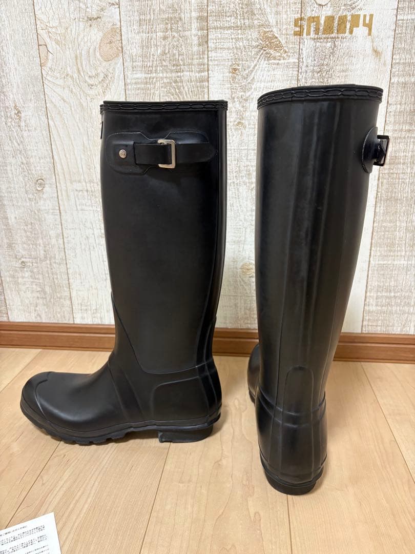 26.5~27㎝☆新品HUNTERレインブーツUK9 ハンターロングブーツ 長靴
