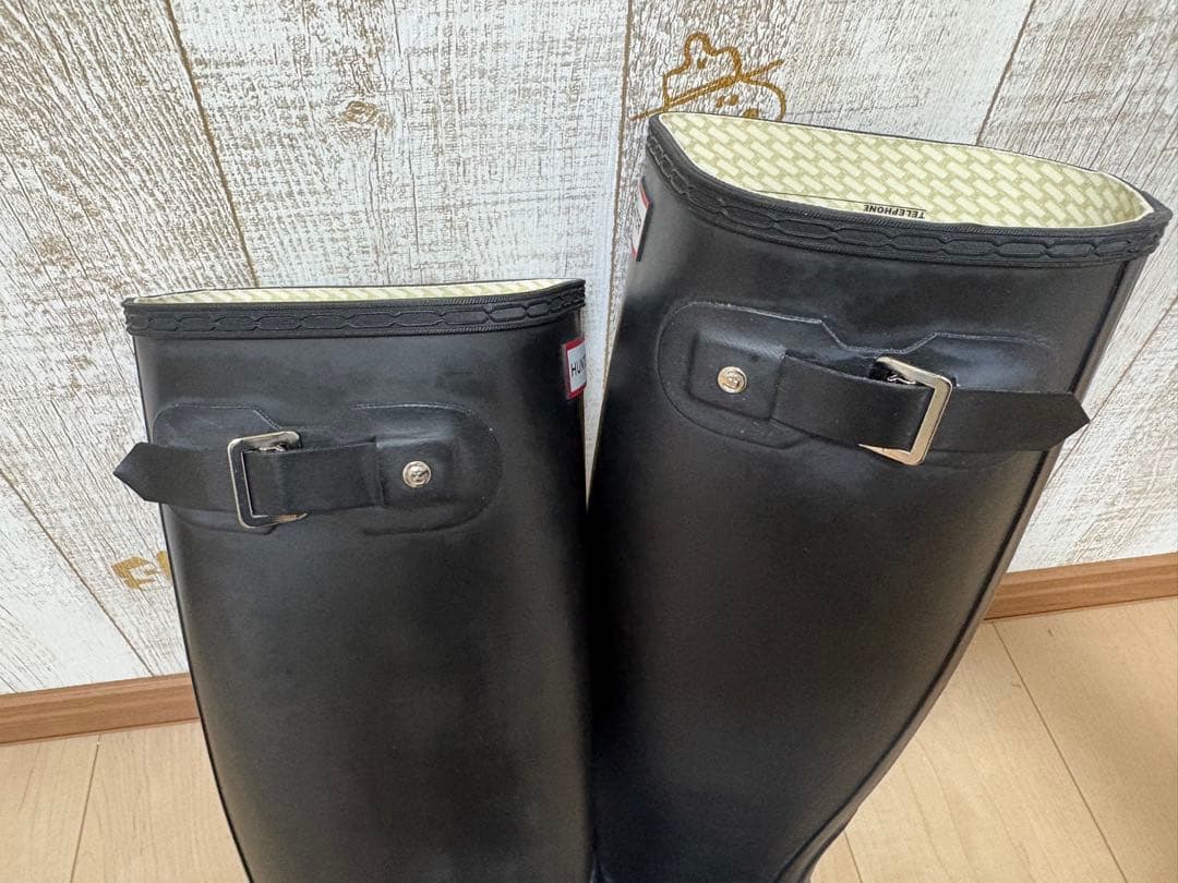 26.5~27㎝☆新品HUNTERレインブーツUK9 ハンターロングブーツ 長靴