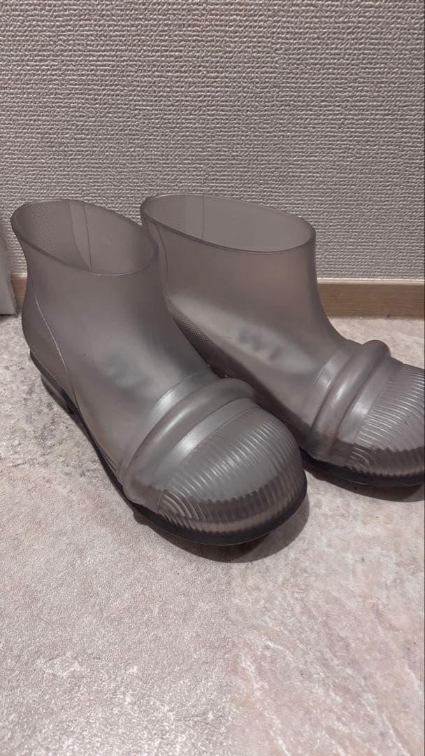 LOEWE ラバーブーツ　クリア　41