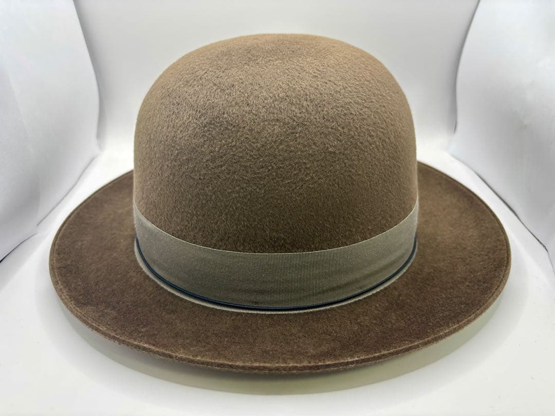 60cm　TESI　テシ　ラビットファー　フェルト　ボーラー　オープンクラウン