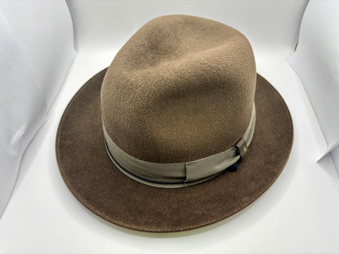 60cm　TESI　テシ　ラビットファー　フェルト　ボーラー　オープンクラウン