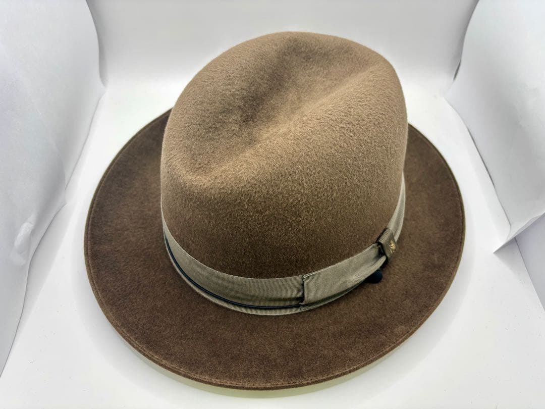 60cm　TESI　テシ　ラビットファー　フェルト　ボーラー　オープンクラウン