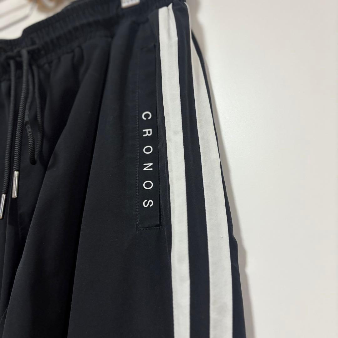 CRONOS ブラック トレーニングパンツ