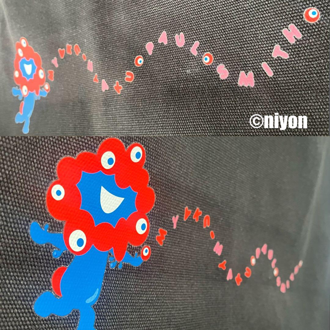 希少品　ミャクミャク × ポールスミス　コラボ　トートバッグ　ブラック　万博