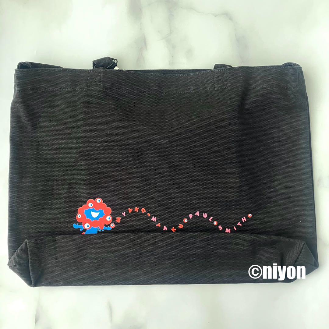 希少品　ミャクミャク × ポールスミス　コラボ　トートバッグ　ブラック　万博