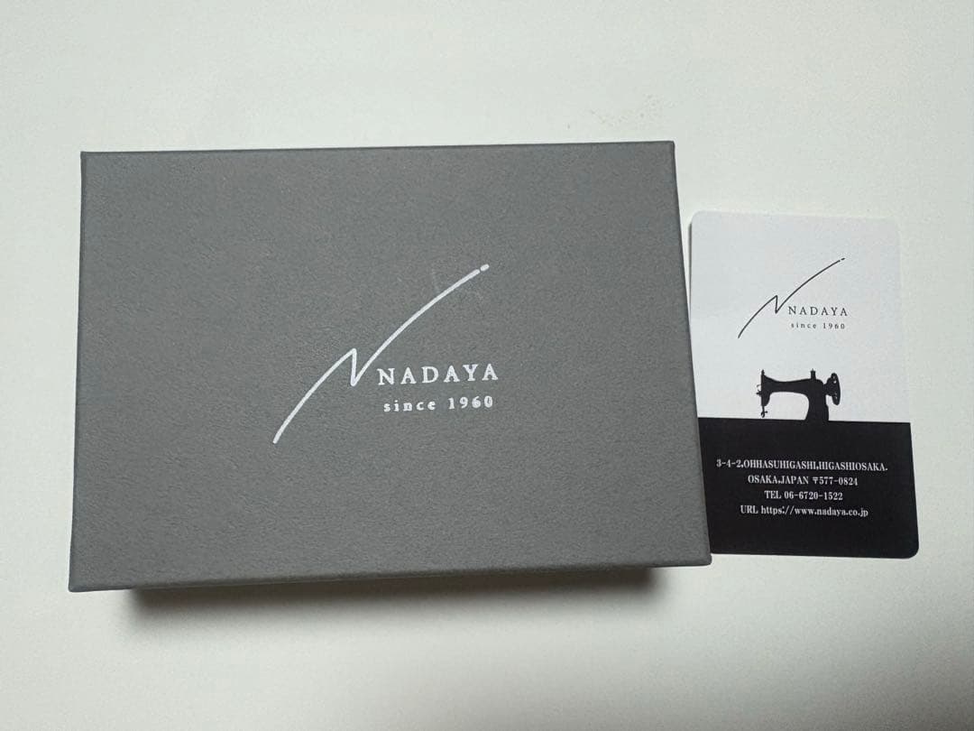 新品 NADAYA mu 本革 Rファスナー ミニ 財布 CRAZY レザー