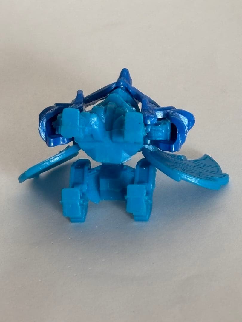 ガン消し 新世大将軍(神馬凰形態)青 青色パーツSDガンダム　当時物