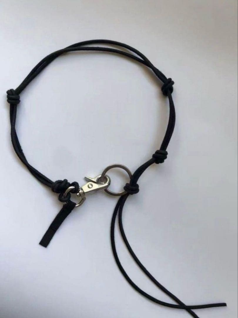 希少　Our Legacy ブラック Ladon ネックレス 男女兼用