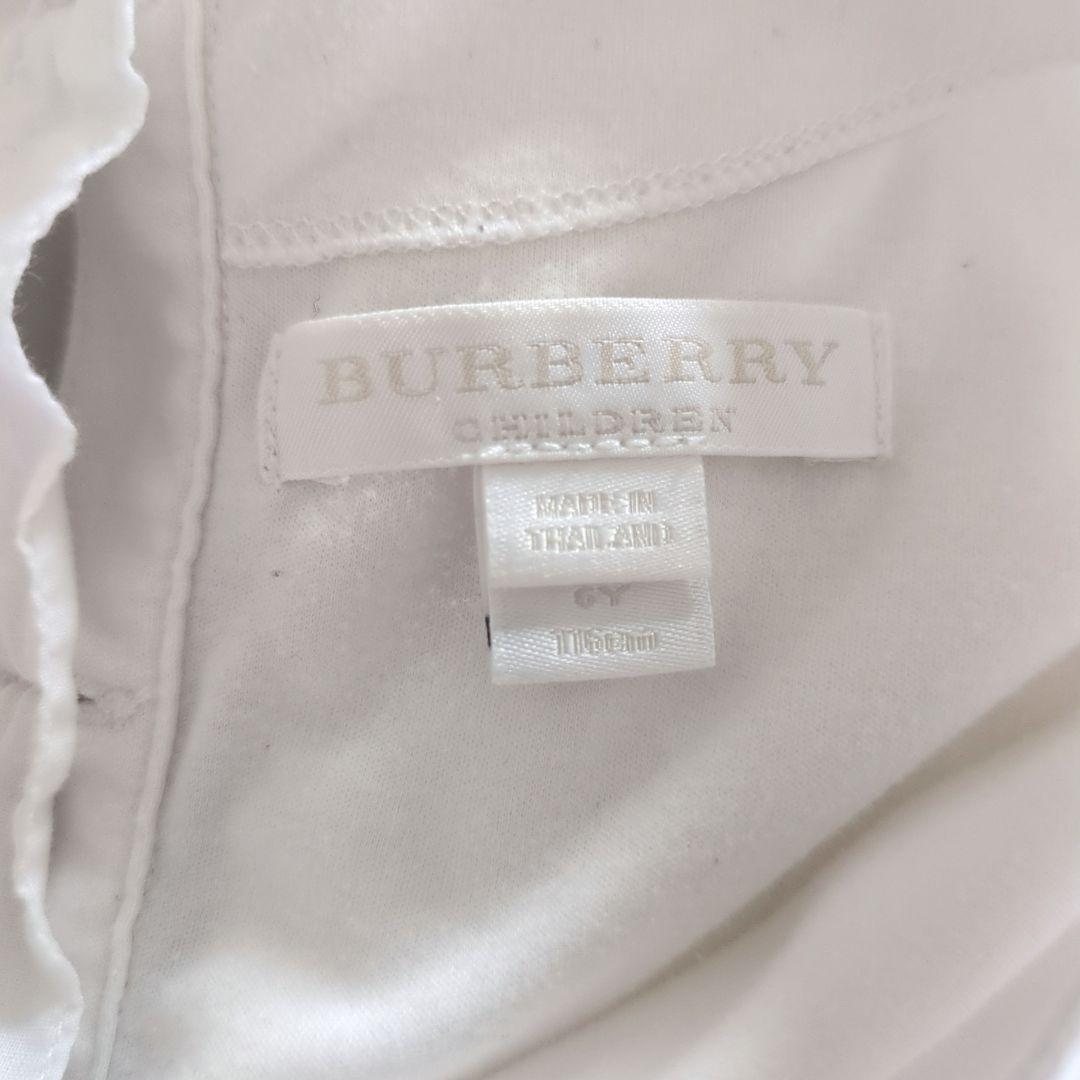 BURBERRY 半袖ワンピース バーバリーチェックワンピース 6Y 116cm