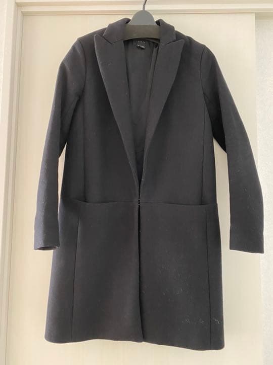 【セール中です❗️】セオリー　theory ブラックチェスターコート