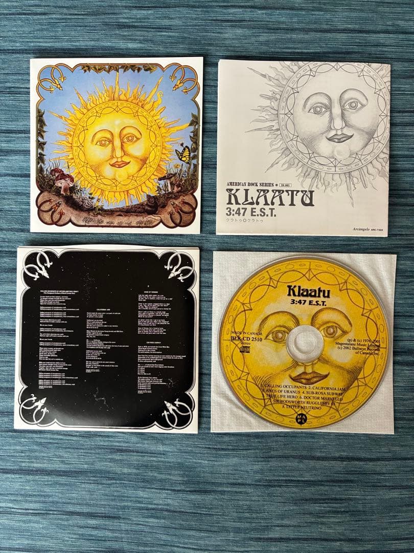 クラトゥKlaatu CD 紙ジャケ再発盤 5枚組ボックスセット