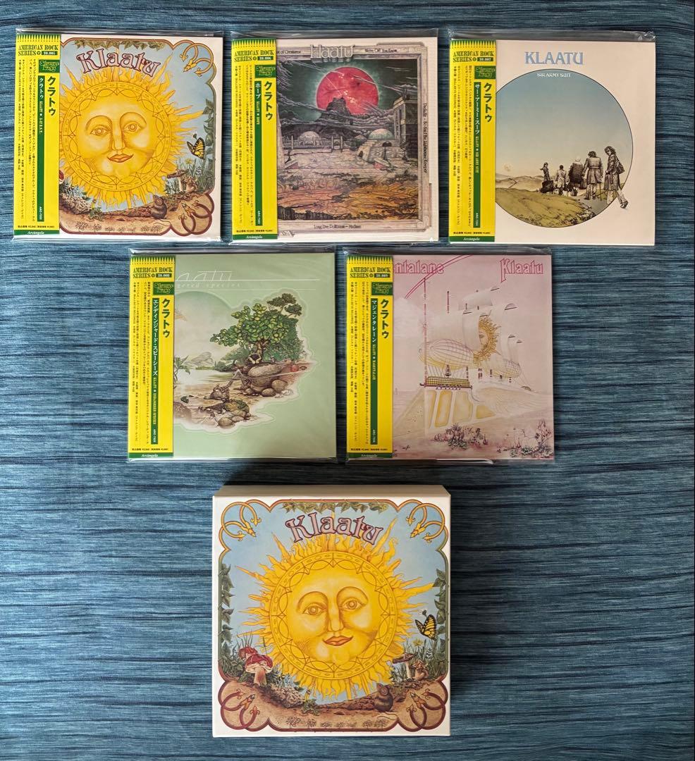 クラトゥKlaatu CD 紙ジャケ再発盤 5枚組ボックスセット