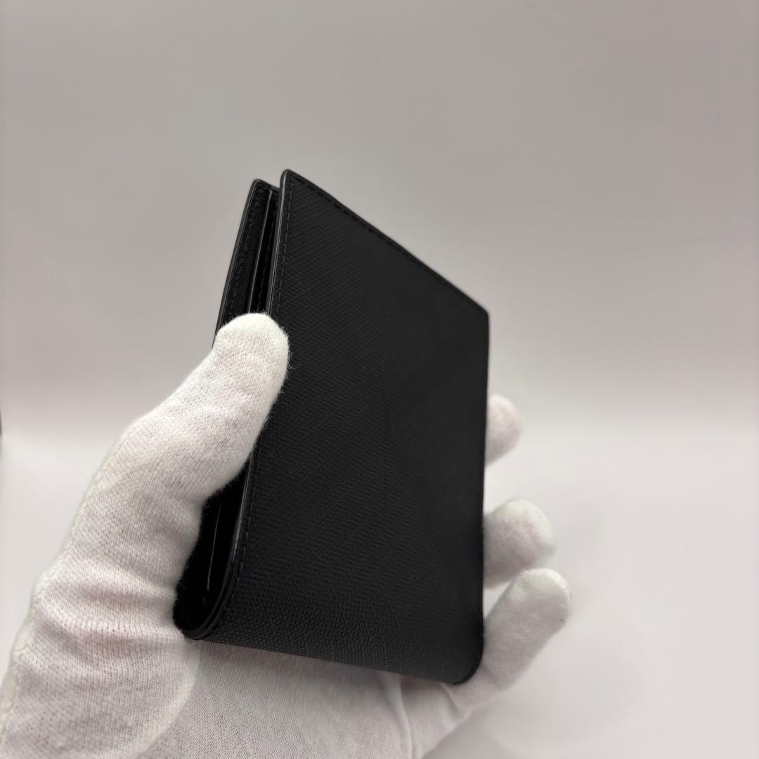 BURBERRY 二つ折り財布　チェック　スモークドノバチェック　折り財布　財布