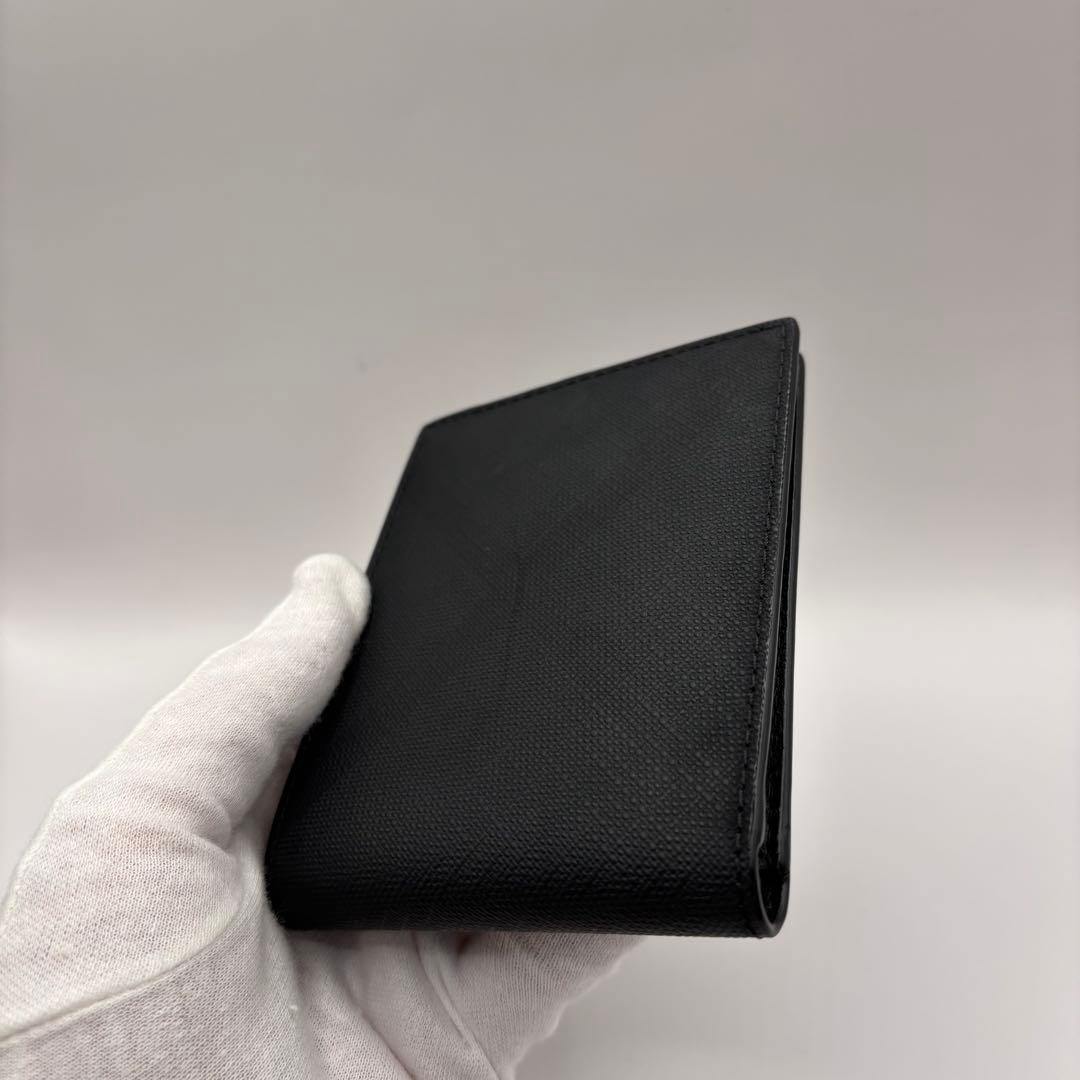 BURBERRY 二つ折り財布　チェック　スモークドノバチェック　折り財布　財布