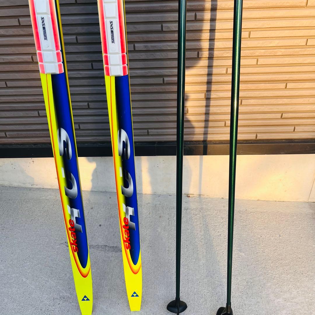 FISCHER クロスカントリースキー　＋　SWIXポール セット
