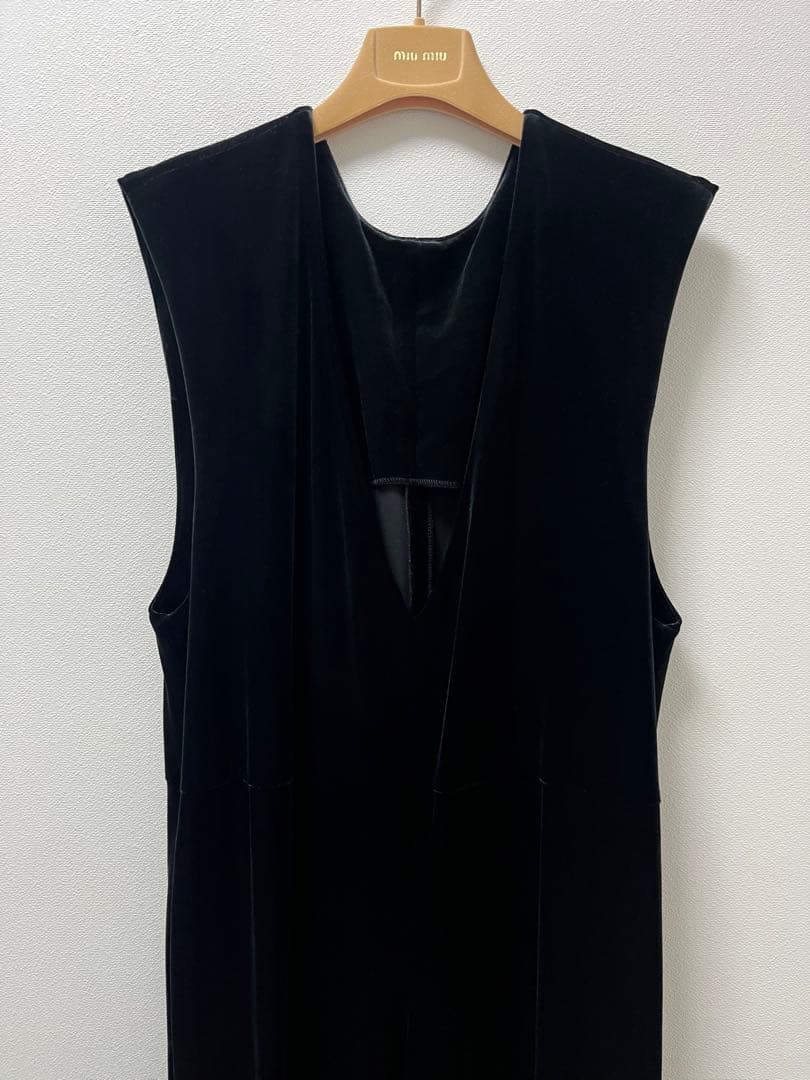 【美品】TREFLE+1 トレフル　ベロアサロペット　サイズ01short