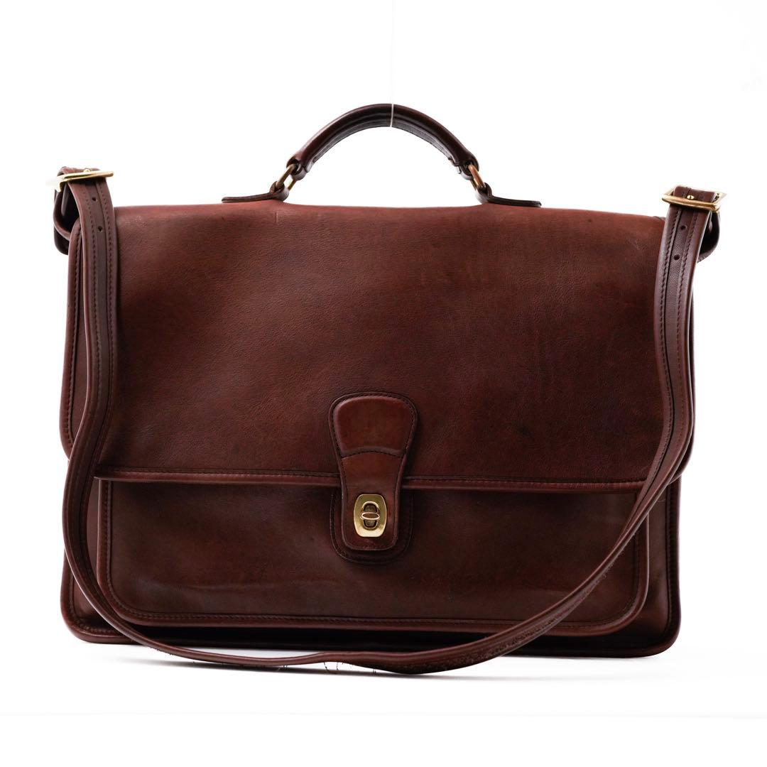 バッグ COACH Vintage Leather Shoulder Bag 5180