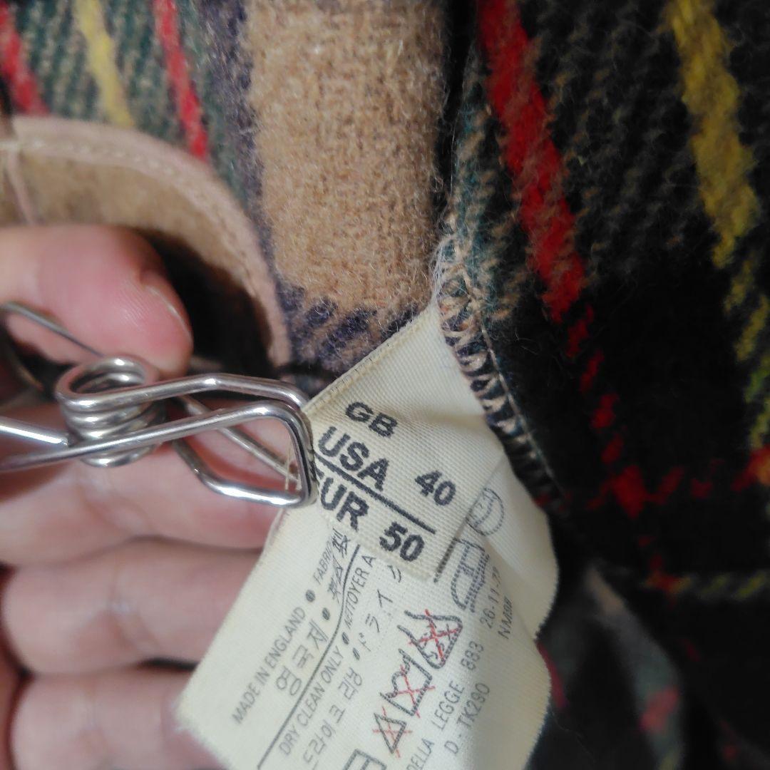 Gloverall　ダッフルコート ウール混合　英国製　GB40　スペア付