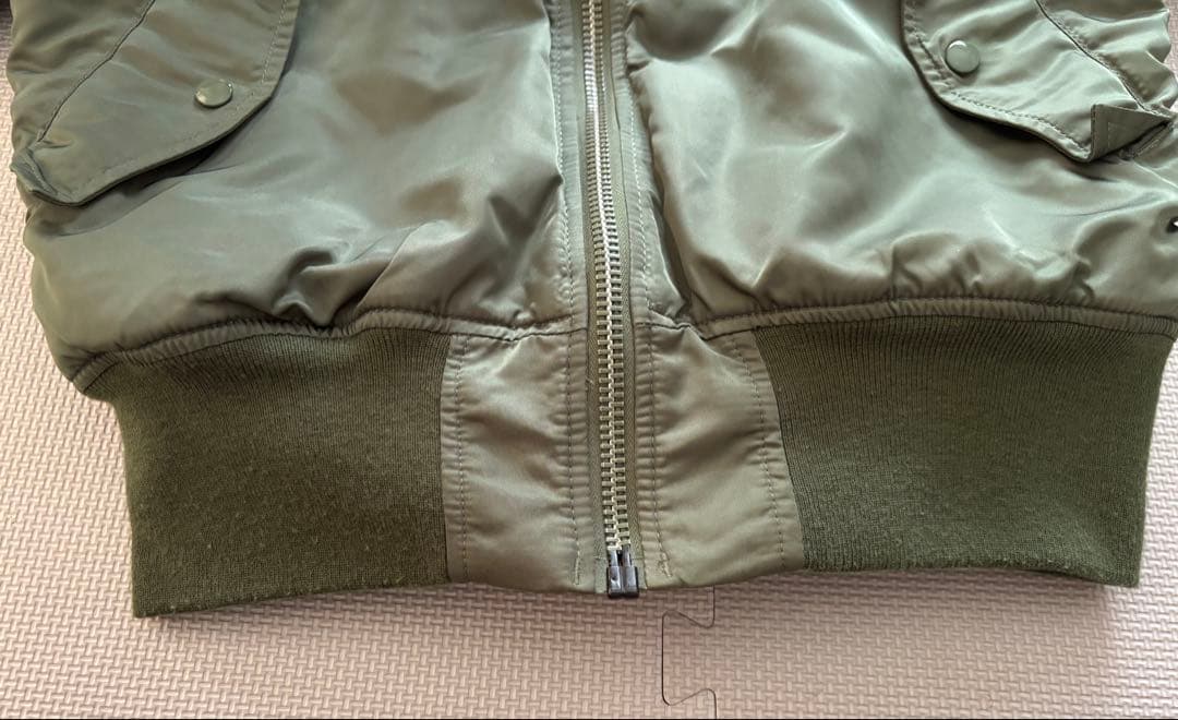 SWAGGER×ALPHA スワッガー×アルファコラボMA-1 カーキ　Lサイズ