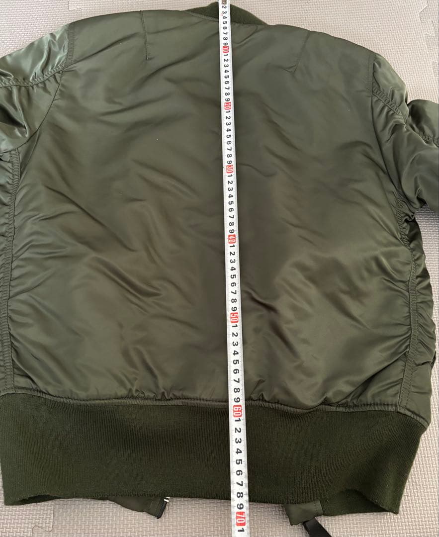 SWAGGER×ALPHA スワッガー×アルファコラボMA-1 カーキ　Lサイズ