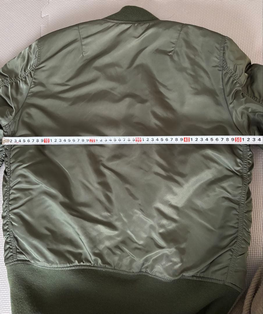 SWAGGER×ALPHA スワッガー×アルファコラボMA-1 カーキ　Lサイズ